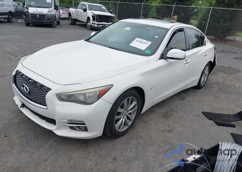 2014 Infiniti Q50 Premium from USA, damaged, VIN JN1BV7AP5EM682486